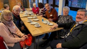 Happy faces at Bitterne Memory Cafe