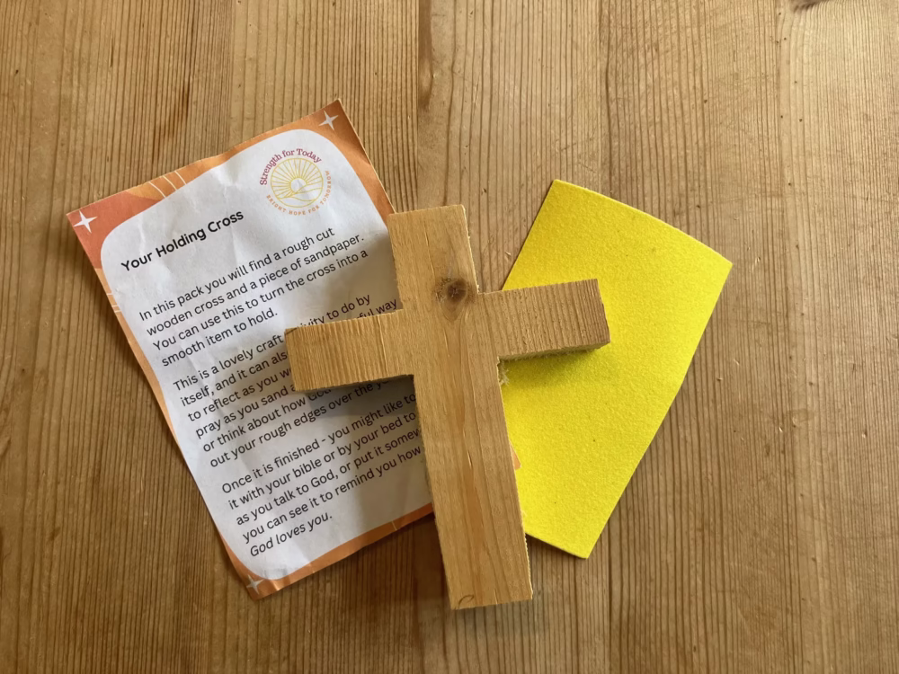 Wooden Holding Cross Activity