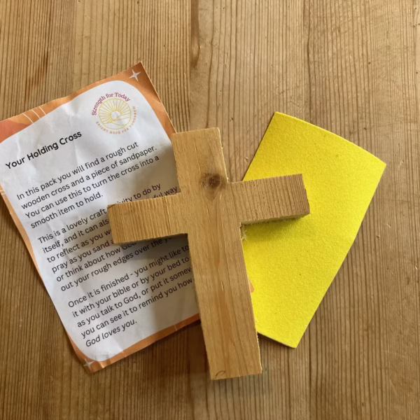 Wooden Holding Cross Activity